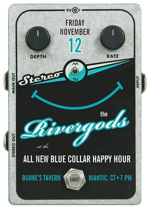 The Rivergods return to the Blue Collar Happy Hour Friday, Nov. 12!