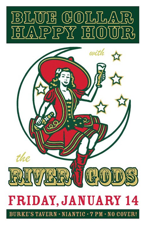 The Rivergods at the Blue Collar Happy Hour 1/14