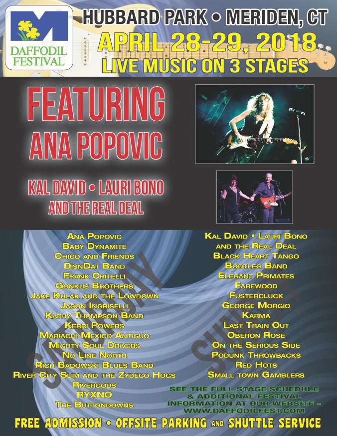 MDF 2018 Music Lineup